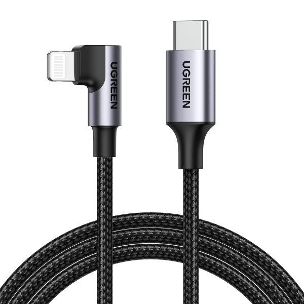 UGREEN MFi Certification 90 Degree USB-C to Lightning Cable